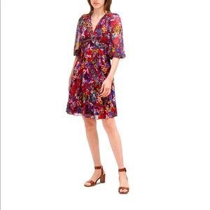 Calvin Klein
Floral-Print Chiffon A-Line Dress